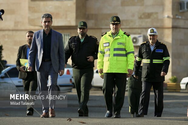 رزمایش طرح زمستانه پلیس در گیلان