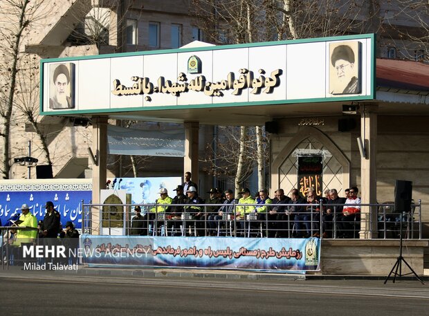 رزمایش طرح زمستانه پلیس در گیلان