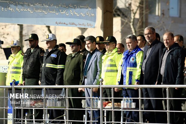 رزمایش طرح زمستانه پلیس در گیلان