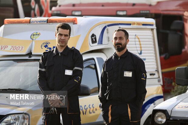 رزمایش طرح زمستانه پلیس در گیلان