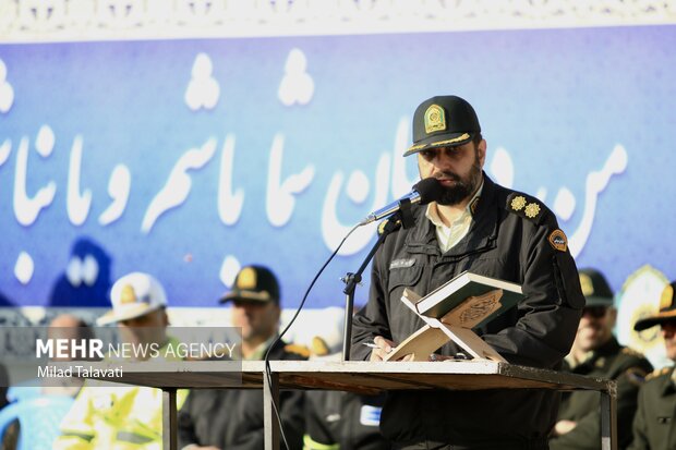 رزمایش طرح زمستانه پلیس در گیلان