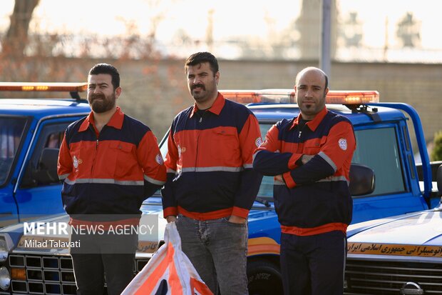 رزمایش طرح زمستانه پلیس در گیلان