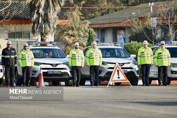 رزمایش طرح زمستانه پلیس در گیلان