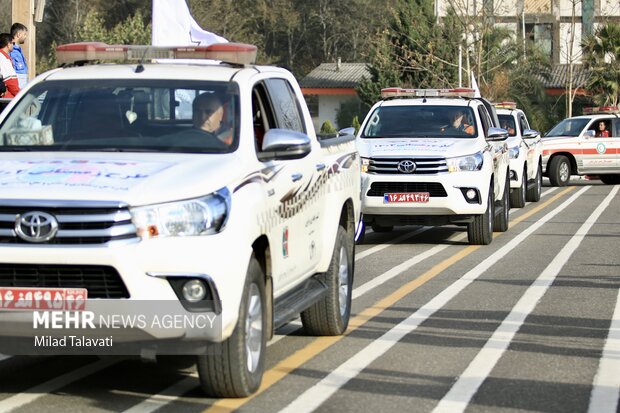 رزمایش طرح زمستانه پلیس در گیلان