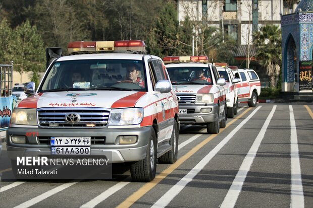 رزمایش طرح زمستانه پلیس در گیلان