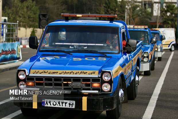 رزمایش طرح زمستانه پلیس در گیلان