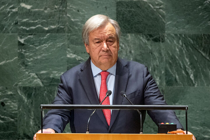 Guterres'ten Gazze'deki gazeteci ölümleri nedeniyle İsrail'e tepki
 Guterres'ten Gazze'deki gazeteci ölümleri nedeniyle İsrail'e tepki