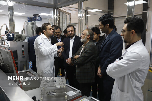 بازدید مدیرعامل صندوق صنایع پیشرفته از شرکتهای دانش بنیان همدان