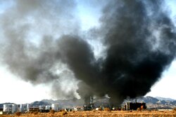 آخرین تصاویر از آتش‌سوزی منطقه ویژه اقتصادی بیرجند