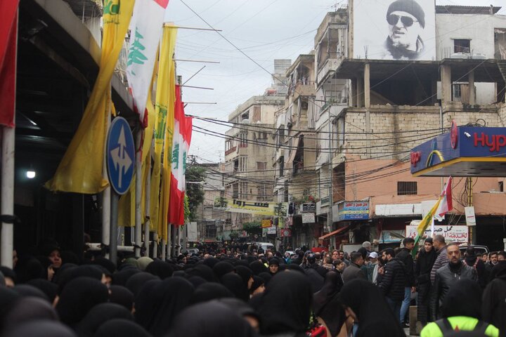 حزب اللہ کے شہید جوانوں کی باشکوہ تشییع، تصاویر، ویڈیو
