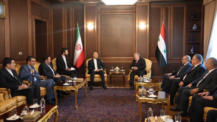 امیرعبداللهیان با نخست‌وزیر سوریه دیدار و گفت‌وگو کرد