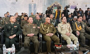 22 Foreign military attaches visit Iran Army exhibition