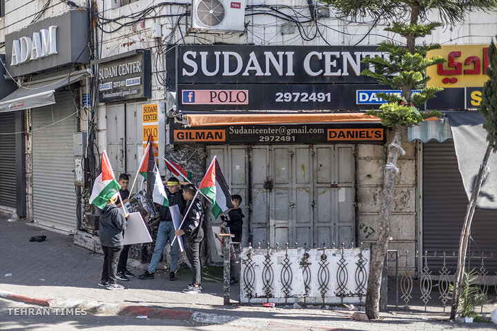 Palestinians strike, protest in occupied West Bank in support of Gaza