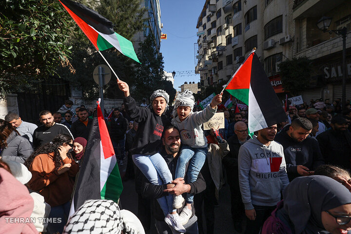 Palestinians strike, protest in occupied West Bank in support of Gaza
