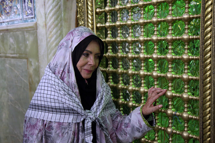 سفرای ۴ کشور آمریکای جنوبی در حرم بانوی کرامت حضور یافتند تصاویر