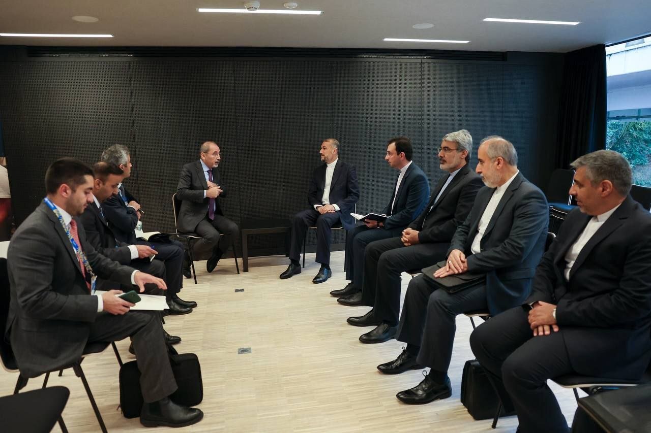 دیدار امیرعبداللهیان و وزیر امور خارجه اردن