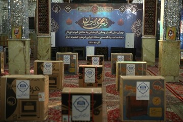 ۳۲۰ دستگاه بخاری و آبگرمکن گازی بین نیازمندان فارس توزیع شد