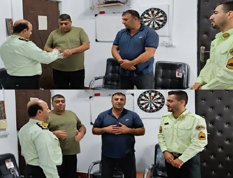 برگرداندن کیف پول گمشده به صاحبش توسط مامور وظیفه شناس آستارایی برگرداندن کیف پول گمشده به صاحبش توسط مامور وظیفه شناس آستارایی