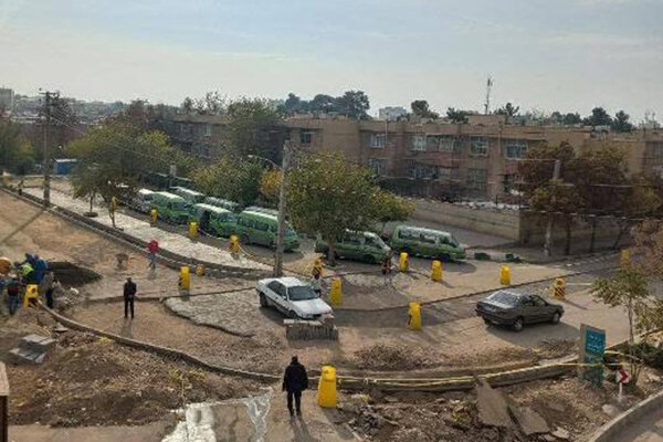 پروژه خط ویژه اتوبوس تندرو در کرج در مسیر پیشرفت