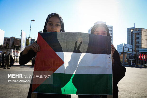 راهپیمایی آملی ها در حمایت از مردم مظلوم فلسطین