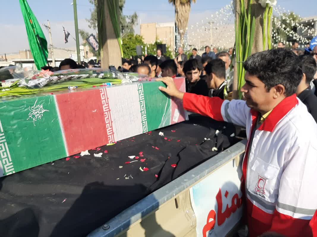 استقبال باشکوه پلدختریها از کاروان شهدای گمنام