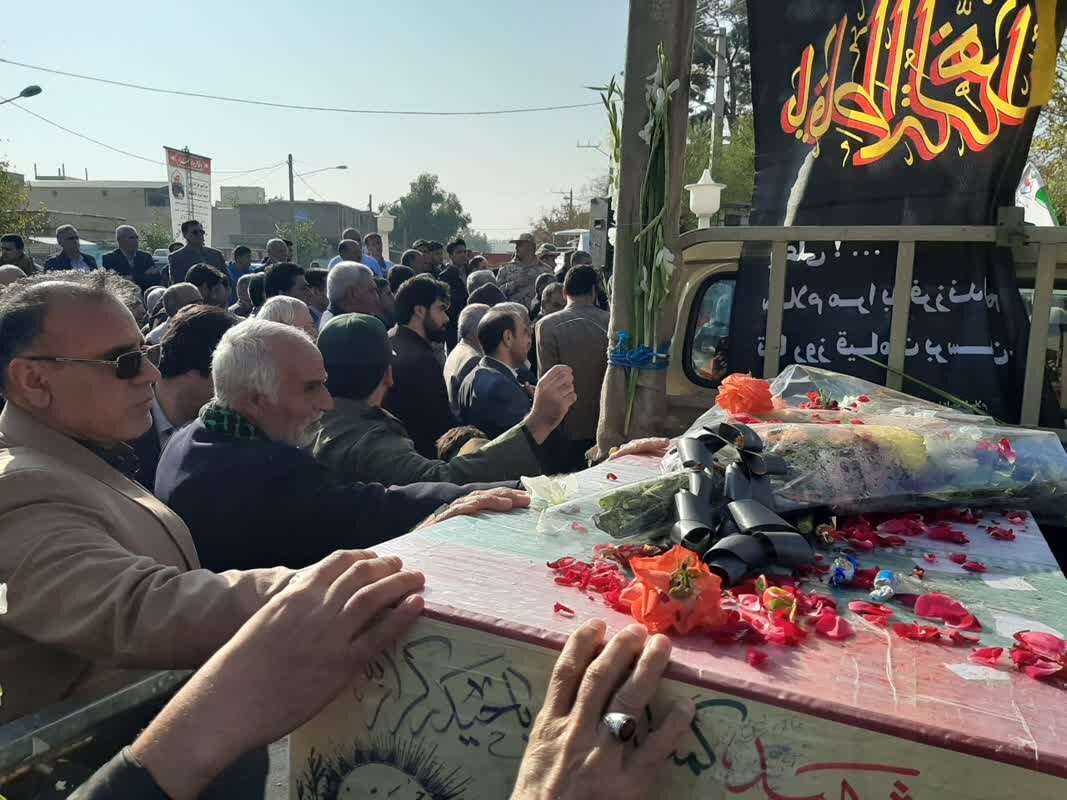 استقبال باشکوه پلدختریها از کاروان شهدای گمنام