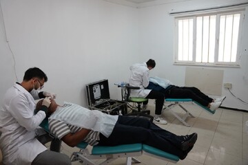 اردوی جهادی دندانپزشکی در جزیره خارگ برگزار شد