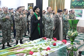 گروه پدافند هوایی حضرت معصومه (س) میزبان شهید گمنام دفاع مقدس