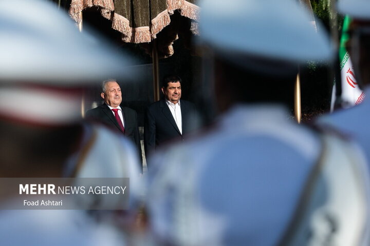 مراسم استقبال رسمی معاون اول رییس جمهور از نخست وزیر سوریه