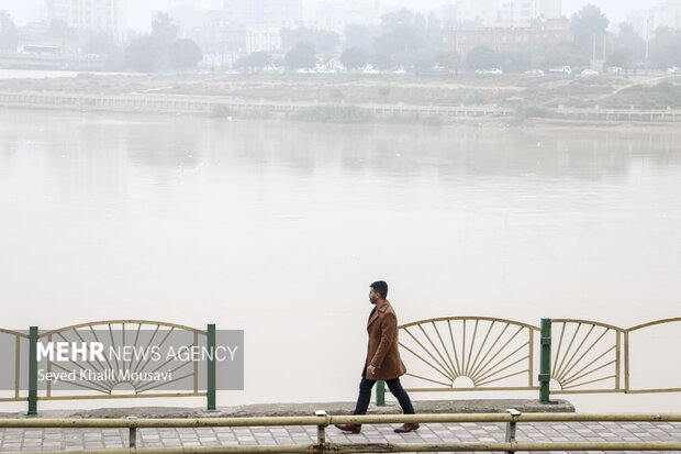 ثبت آلودگی هوا در ۵ نقطه خوزستان