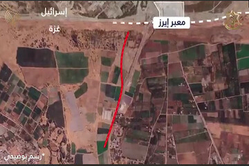 ادعای رژیم صهیونیستی درباره بزرگ‌ترین تونل کشف شده در غزه+ فیلم