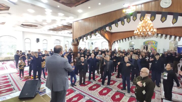 گیلانی ها در روز شهادت حضرت فاطمه زهرا (س) به سوگ نشستند