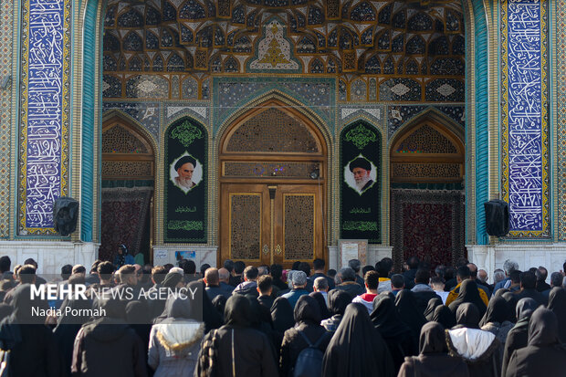 مراسم تشیع و تدفین مادر محمد حسین میثاقیان