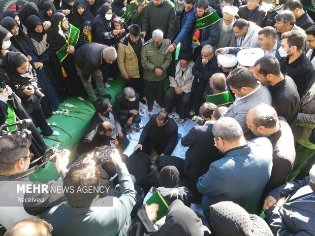 استقبال از آلالهها/ فرزندان گمنام مشگینشهر در خاک آرام گرفتند