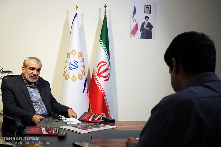 Abbasali Kadkhodaei Talking to Tehran Times correspondent