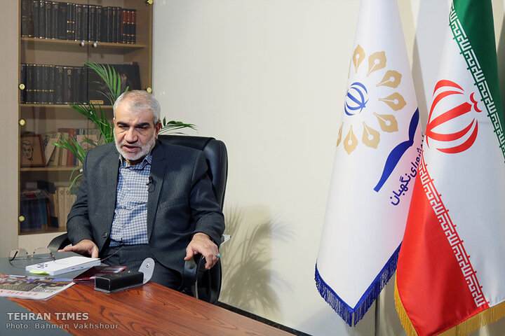 Abbasali Kadkhodaei Talking to Tehran Times correspondent