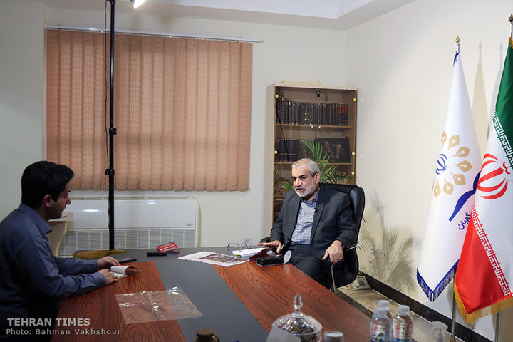 Abbasali Kadkhodaei Talking to Tehran Times correspondent