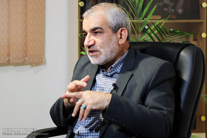 Abbasali Kadkhodaei Talking to Tehran Times correspondent