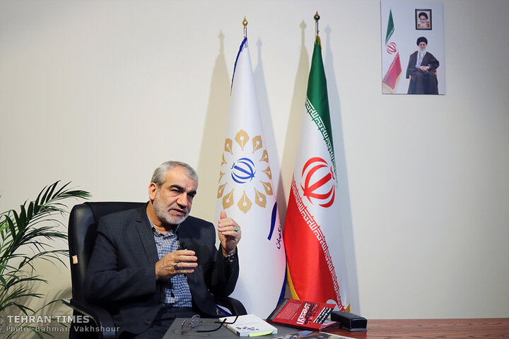 Abbasali Kadkhodaei Talking to Tehran Times correspondent