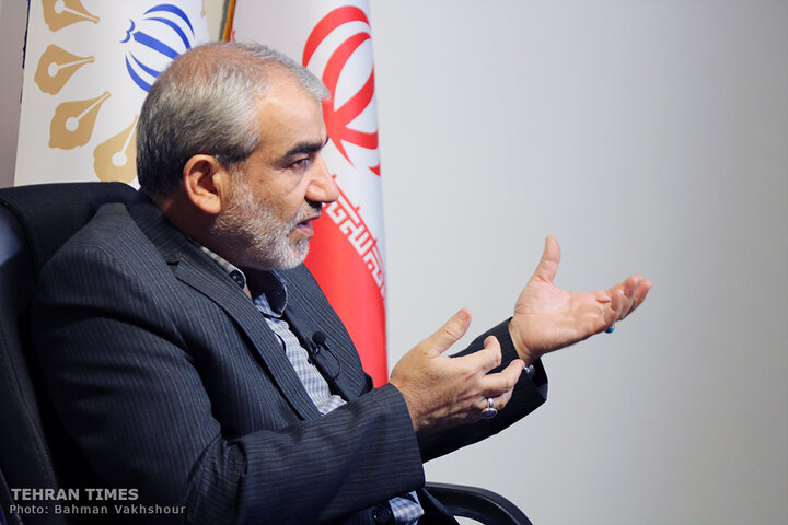 Abbasali Kadkhodaei Talking to Tehran Times correspondent