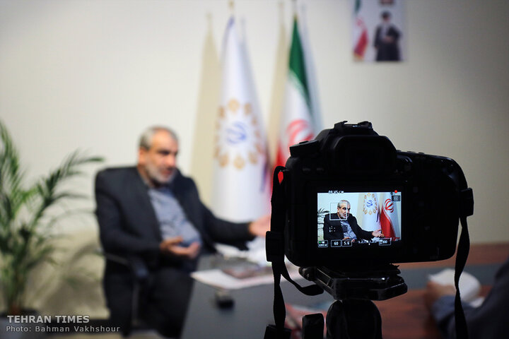 Abbasali Kadkhodaei Talking to Tehran Times correspondent