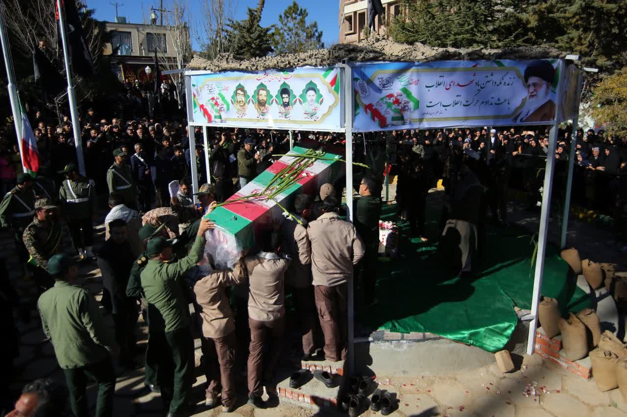 شهید گمنام مهمان علیصدر همدان/ مردم سنگ تمام گذاشتند