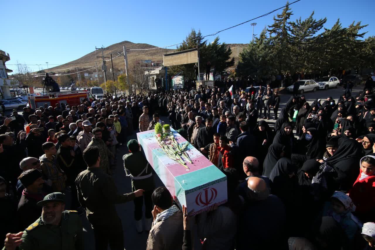 شهید گمنام مهمان علیصدر همدان/ مردم سنگ تمام گذاشتند