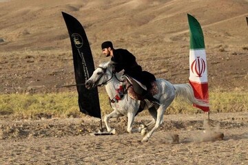 Iranian rider wins gold at 2023 Horseback Archery World Cup