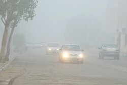 آسمان خوزستان مه‌آلود می‌شود