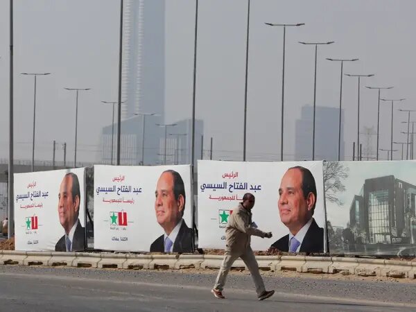 السیسی بار دیگر در انتخابات ریاست جمهوری مصر پیروز شد