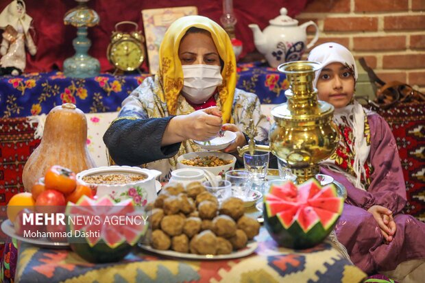 جشن "چیله گئجه سی" در اردبیل