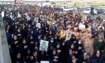 تشییع و خاکسپاری شهید امنیت در تنگستان