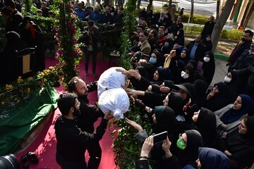 برگزاری مراسم تشییع و تدفین شهید گمنام در دانشگاه خوارزمی