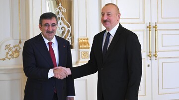 معاون رییس‌جمهور ترکیه با «علی‌اف» دیدار کرد